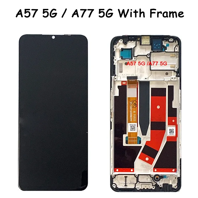 Kit De Réparation écran Pour Oppo A57 5G - Vitre Tactile + écran LCD Noir + Outils + Colle - Neuf
