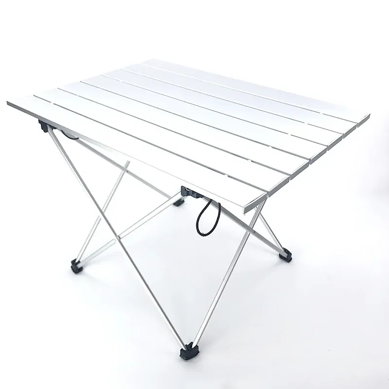 Möbler Proteable Aluminium Eloy Portable Folding Camping Table Multifunktionell vikbar utomhusmiddagsbord BBQ Desk för vandringspicknick