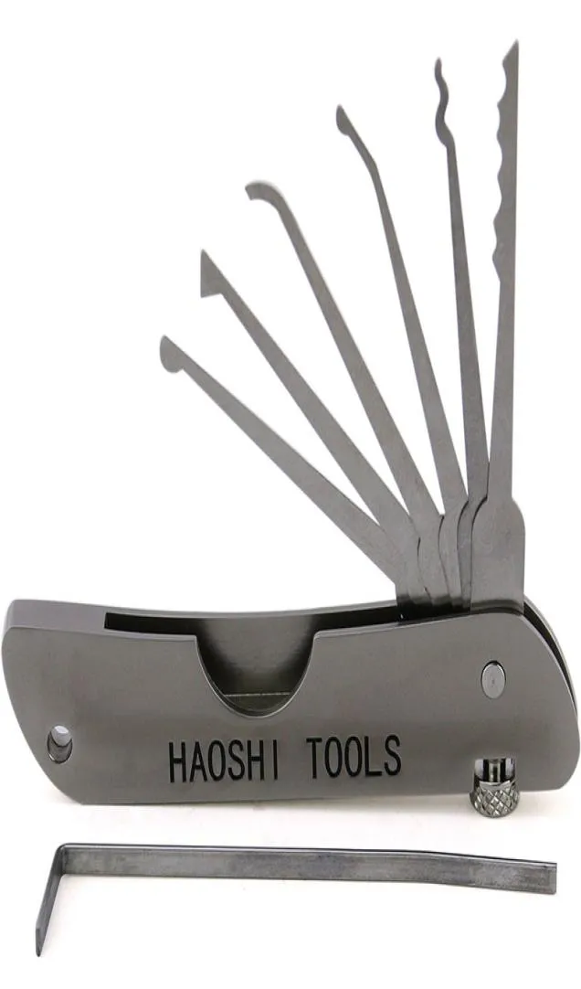 مجموعة اختيار القفل Haoshi Jackknife مجموعة محمولة Multitool في مجموعة القفل مفتاح الجيب الخاص بك مجموعة 5876243