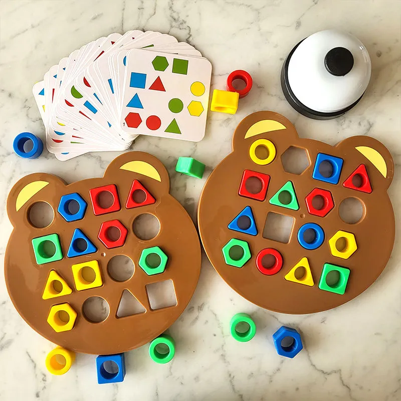 Kids Montessori Toy Worm come Fruit Wooden Puzzle Toy Fingers Training Flexible Twisting Worm Toys para niños Regalos