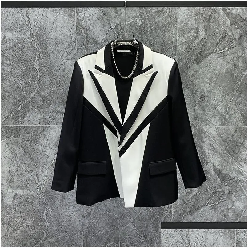 Mens Suits Blazers GH0694 Fashion Coats Jackor 2023 Runway Luxury European Design Party Style Drop Delivery Apparel DH7DX