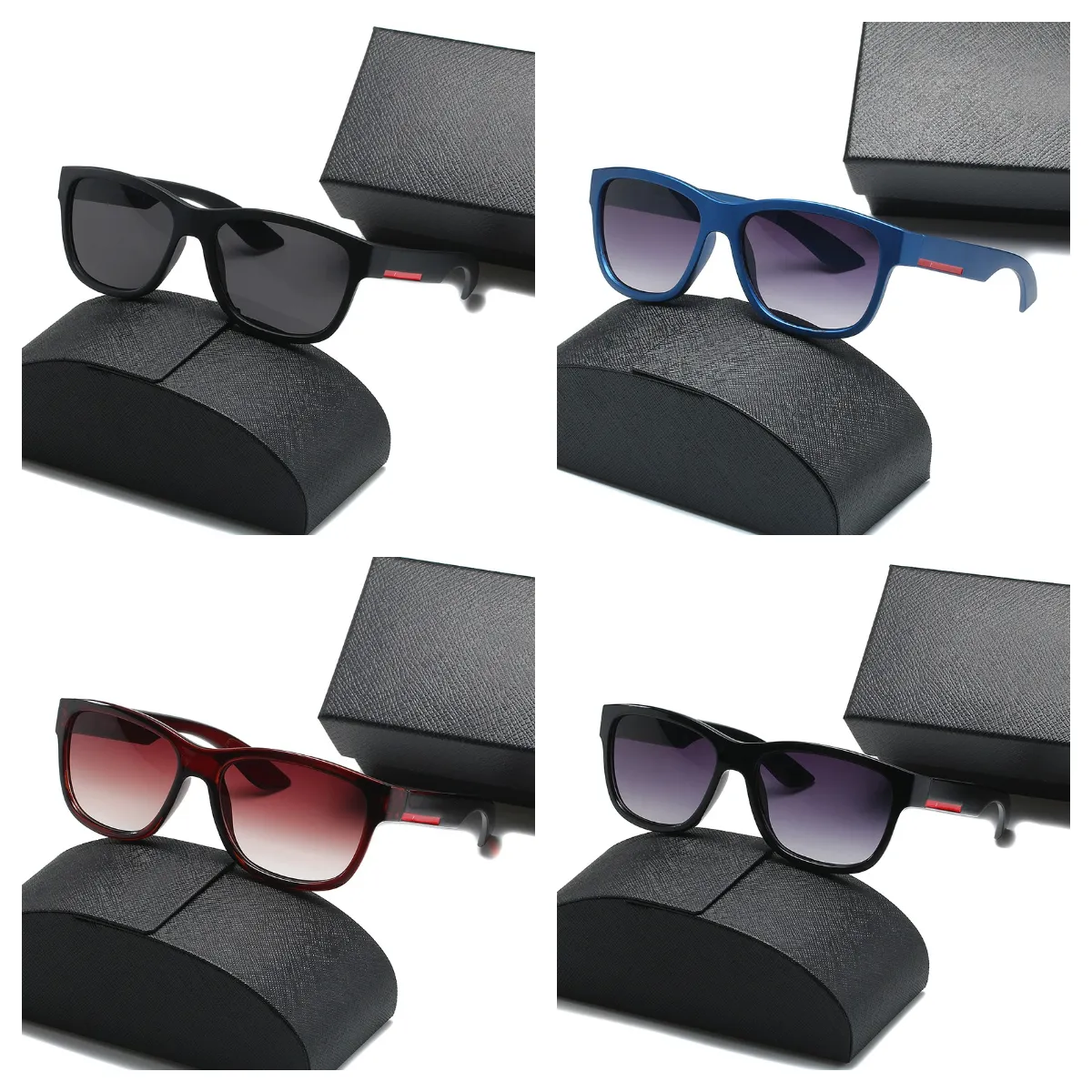 Sonnenbrille Outdoor Frau zeitlose klassische Stil Mode männliche Brillen Retro Unisex Shades Frames Schutzbrille in der Nähe von Sport Fahrgläser mit Case Sale Lieferant