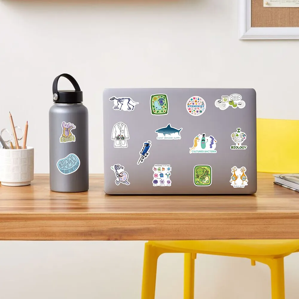 Cute Axolotl Stickers For Water Bottles Phone Skateboard