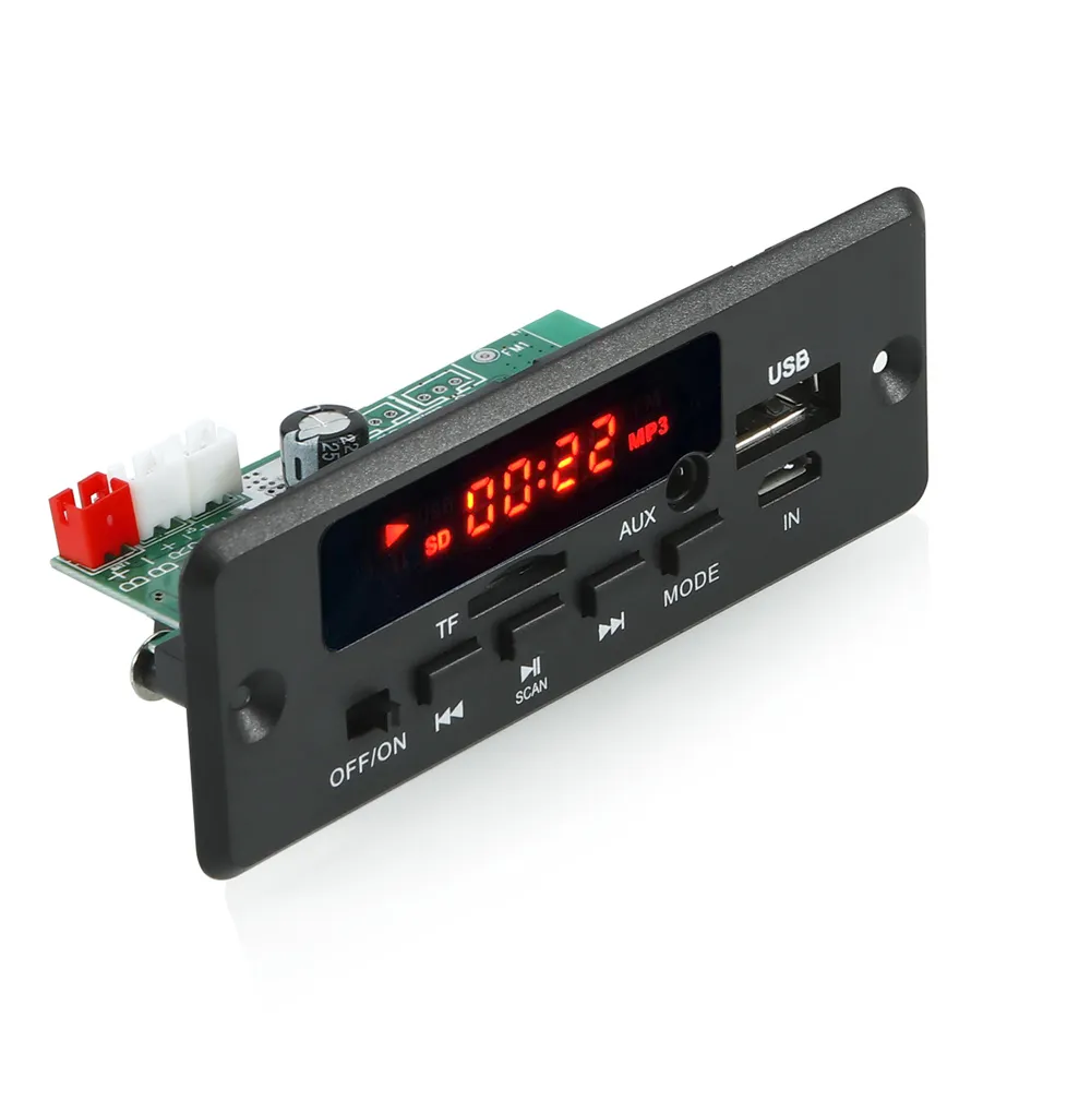 12V 5V 50W Amplifier Bluetooth 5.0 MP3 Decoder Board DIY Home Digital ...