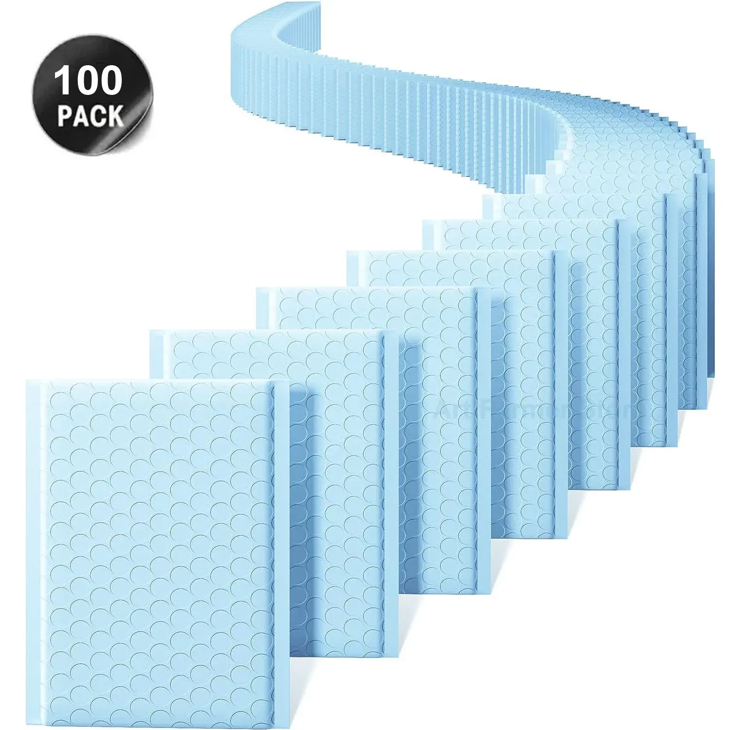 Envoyez des envoyeurs 100 PCS MAILLEURS BLUE POLY BULLE MAILER SEAU SEAU SEAU ENLOBE GABEAU EMBORD EMBORD SAGS ENVELLOP