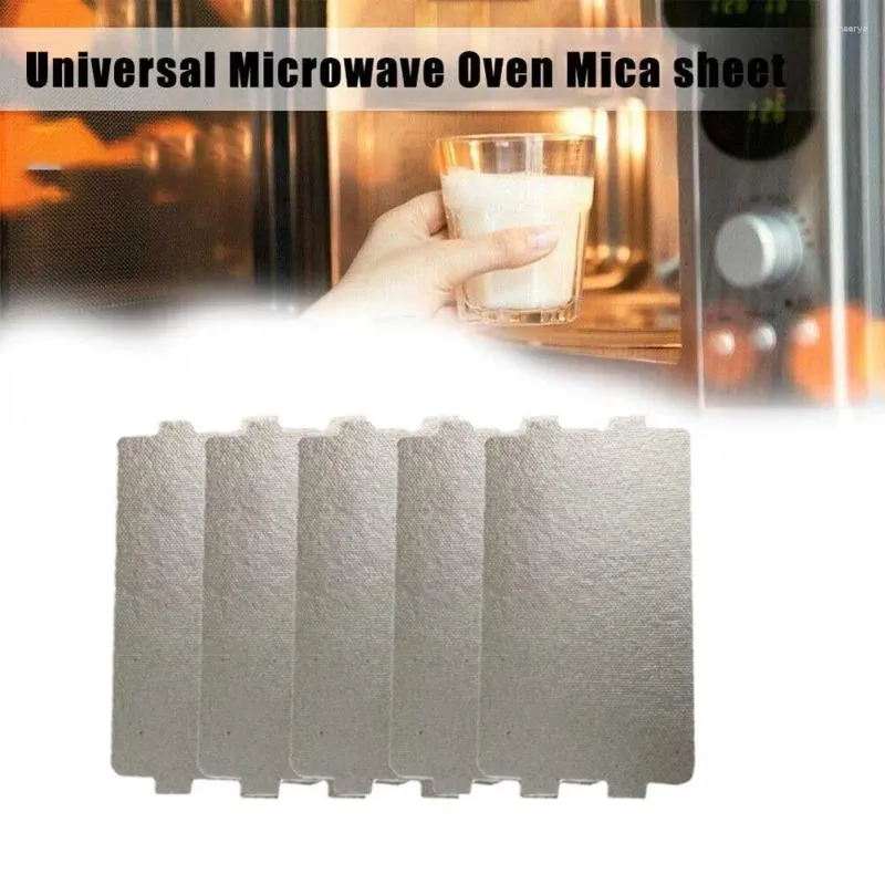 Table Mats 5 Pcs Universal Microwave Oven Mica Sheet Kitchen Accessories Wave Guide Waveguide Cover Plates 11.6cm X 6.5cm