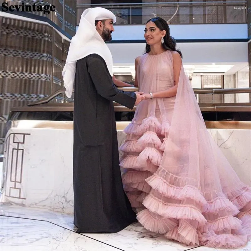 Robes de fête Sévintage Élégante robe de bal de tulle rose bébé élégant