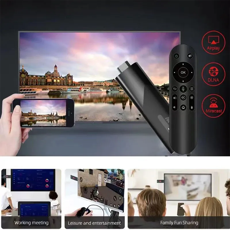 M98 Y10 Smart TV Stick Android 13 BT 5.0 ATV Allwinner H618 2.4G 5G ...