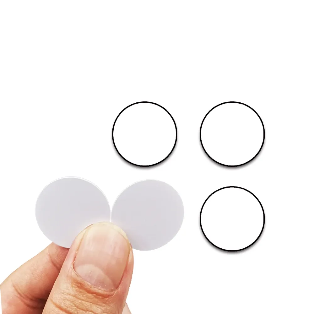215 Labels NFC NTAG213 215 216 Coin Tag 13.56MHz Ultralight Universal Label 25mm ...