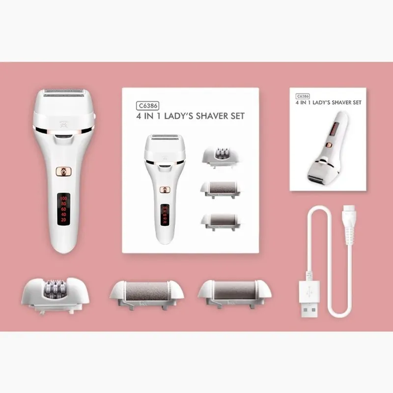 Épilateur électronique portable Epilator multifonctionnel du corps Épilateur électrique facial