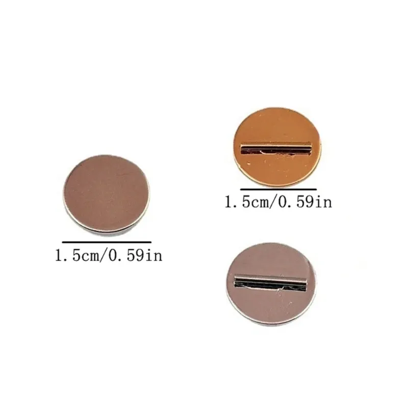 5 Mini Convertisseurs De Broche Magnétiques Argentés - Presque Invisibles, Pour Tissus Fins - Évite Les Trous D'épingle