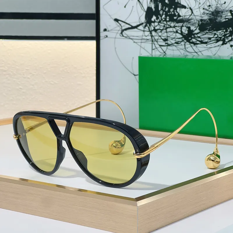 Sonnenbrille für Frauen Damen Sonnenbrille Sonnenbrille Männer Euro amerikanische Übertreibung Moderne Raffinesse Hochqualität Sonnenbrille Pilotbrille große Frames Schutzbrille