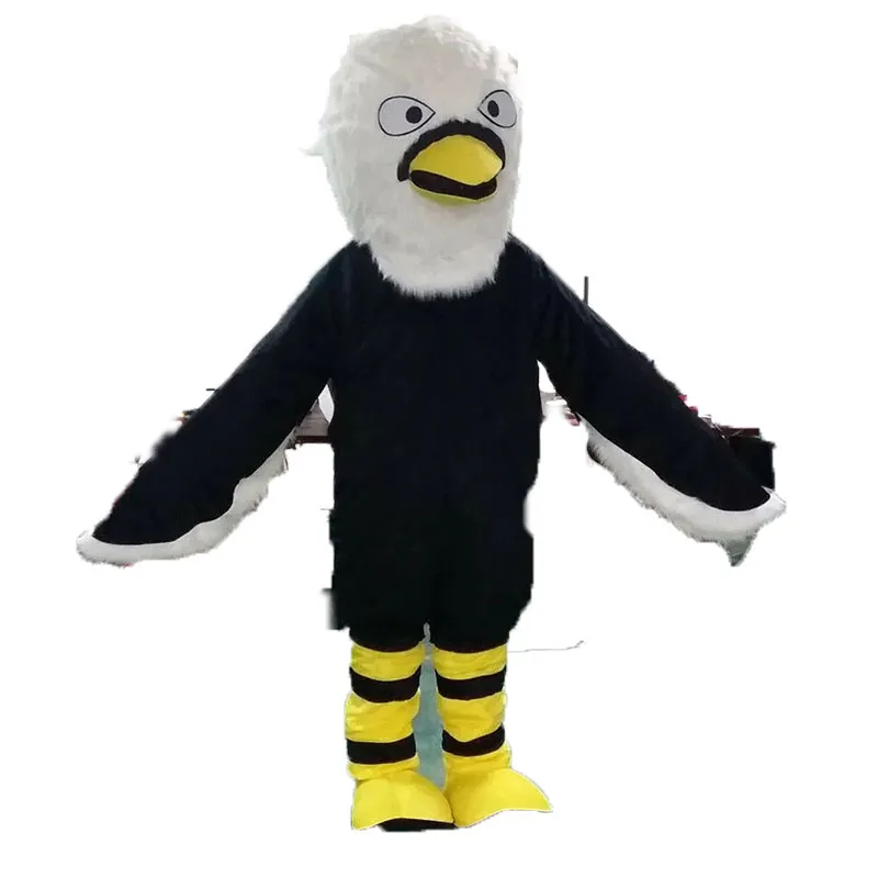 2024 Super fofo Plush Eagle Mascot Costume Festa de aniversário Fantas de Natal AD Vestuário de Halloween Clothing