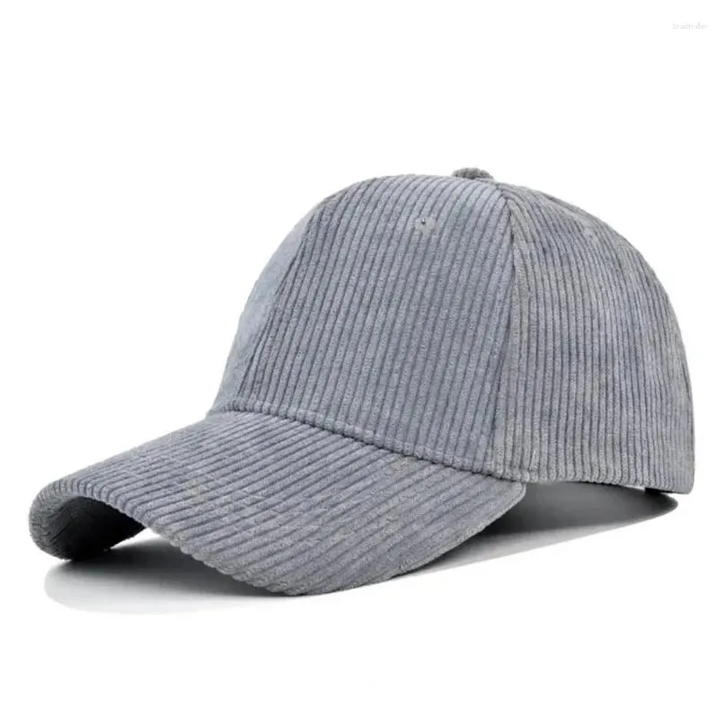 Ball Caps Mens And Womens Baseball Striped Texture Adjustable Buckle Solid Color Long Curl Sun Protection Casual Peaked Cap Drop Deli Dhh7V