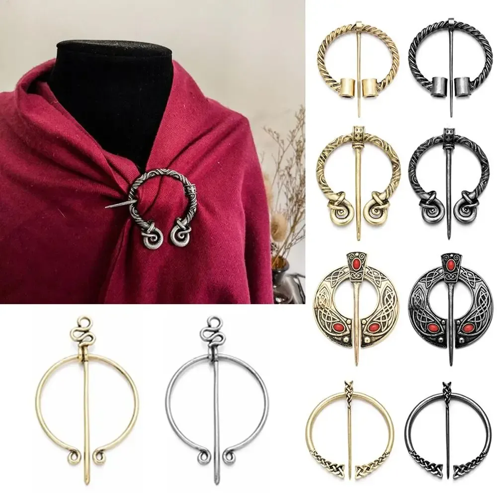 Broche Viking Vintage – Accessoire Médiéval En Alliage Doré Ou Argenté Pour Ceinture, Cape Ou écharpe