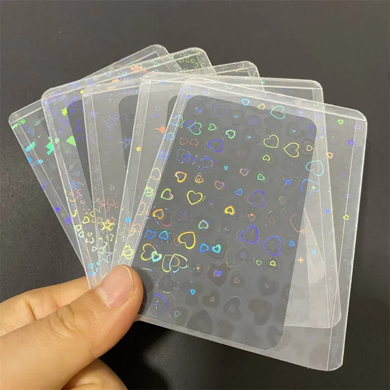 Laser Pattern Hard Transparent PVC Toploader Card Sleeves for Board Game  and Trading Cards from Dhgate Binders - price 21.81