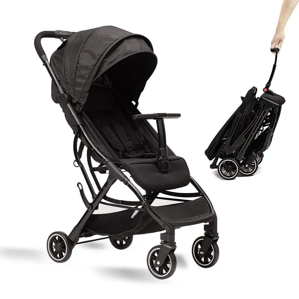 Compact Umbrella Stroller for Airplane One Hand Folding Baby Newborn Infant Stroller with Adjustable Backrest