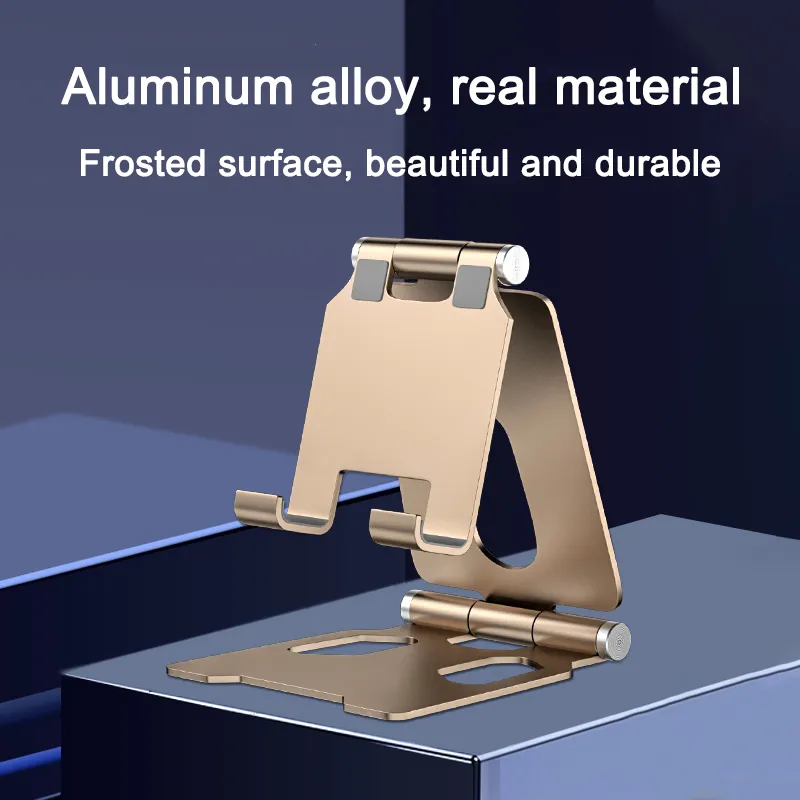 Desktop Mobile Phone Stand Foldable Aluminum Adjustable Cradle Dock for ...