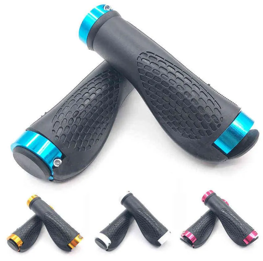 Yeni 1 Çift Mountain Road Bisiklet Gidon Tutarlar Ergonomik Kauçuk Bisiklet Tutma Tutarlar Bisiklet Binicilik Bisiklet Gidonları Grips5683255