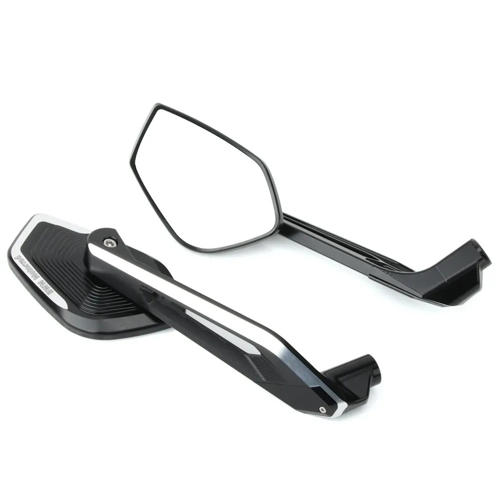 COPPIA SPECCHIETTI RETROVISORI NERI PER TRIUMPH BABY SPEED 600 MOTO SCOOTER