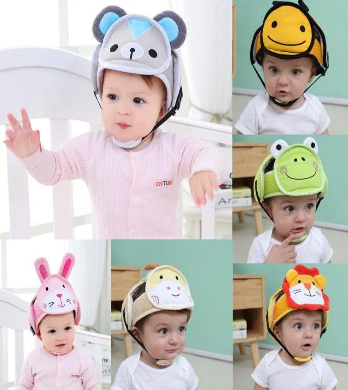 Berretti Cappelli Emmababy Neonato Bambino Bambino Sicurezza Casco di protezione per la testa Cappello per bambini per camminare strisciando2318190