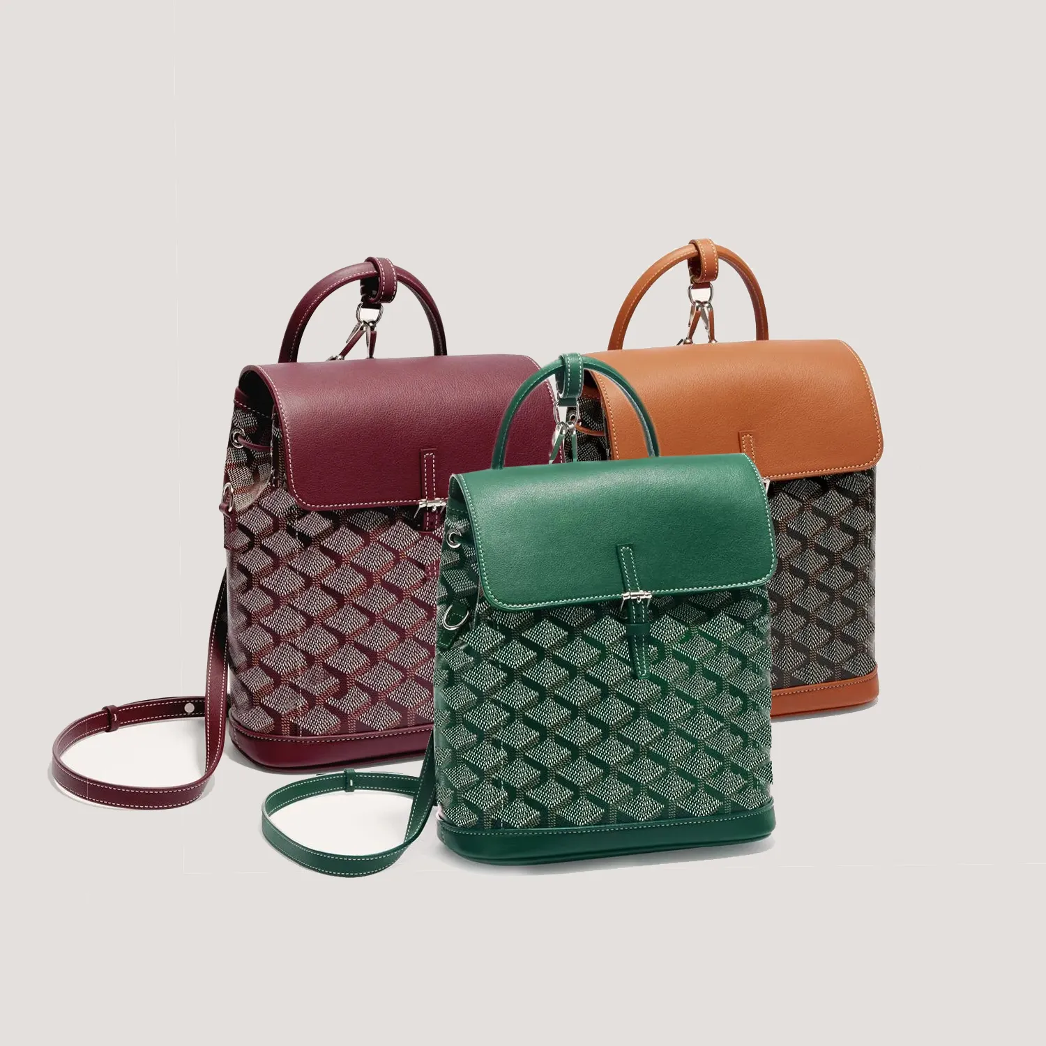 DHgate Alpin Mini Designer Backpack Stylish Flap Bookbag for Women Men Brown Bags Luggage Accessories