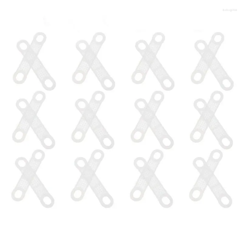 Cintres x6HD 50 / 100pcs Ruban pratique pour pending vêtements silicones en manteau bandes de cintr.