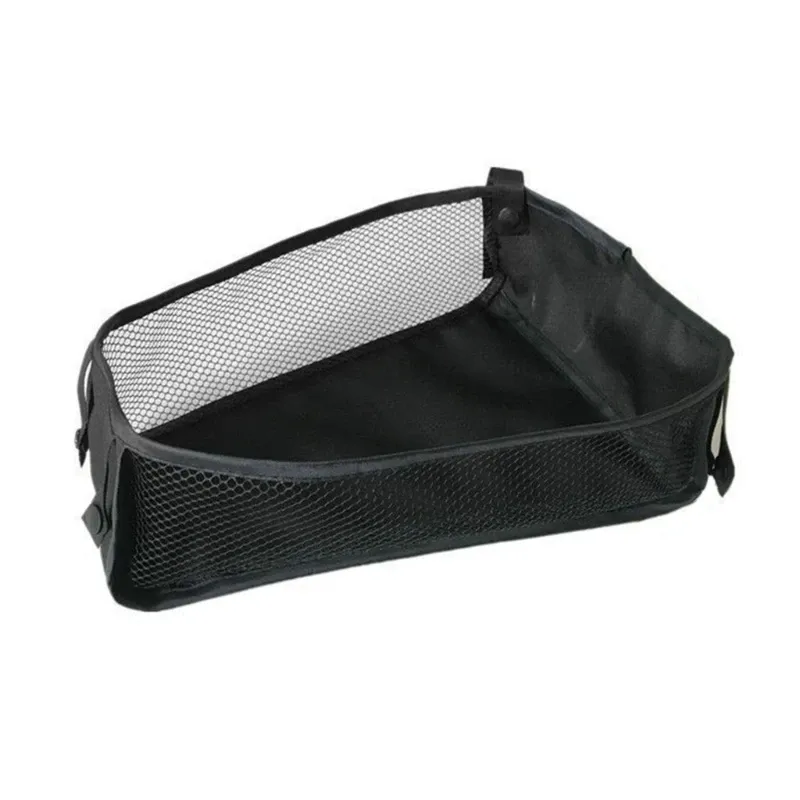 Panier Poussette Bébé Suspendu - Organisateur Sac Courses Pliable Noir
