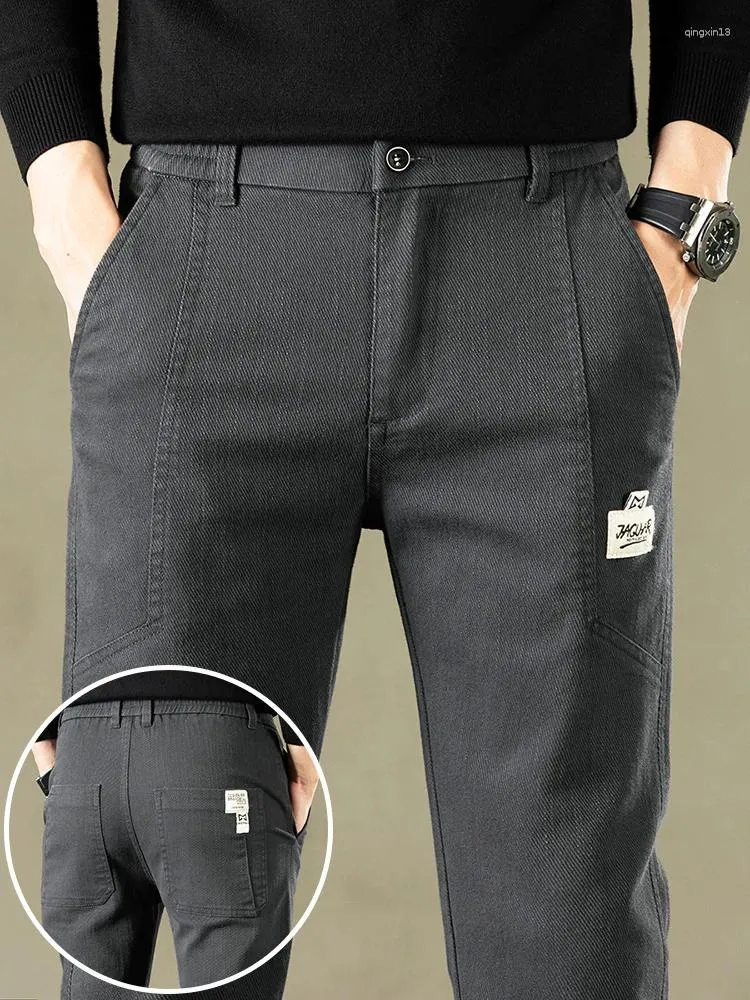 Мужские брюки 2024, летняя распродажа, повседневные, удобные, минималистичные и универсальные, облегающие, прямые для мужчин