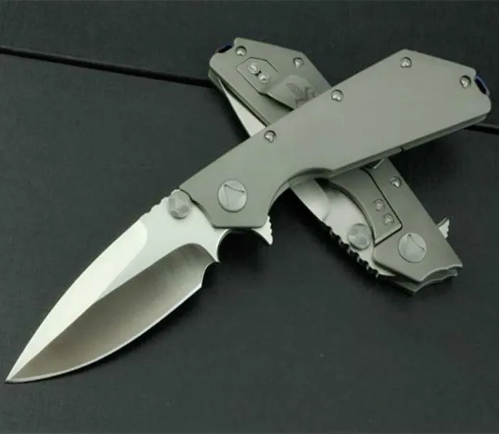MT Doc Death of Contact D2 TC4 Titanium Hunting Pocket Knife Collection Knives Kerstcadeau voor mannen Pocket Tool6461238