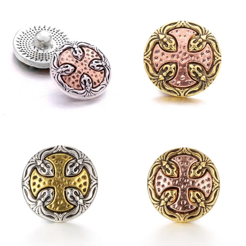 Charm Bracelets Noosa Schmuck Schnappschüsse Knopf Strasskristallknöpfe für Halskettenarmbandringe DIY Anhänger Accessoire Style 18m otclg