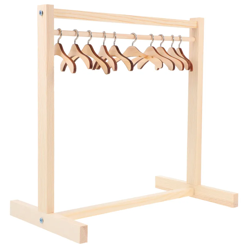 Garment Rack For Dolls Clothes Wooden Mini Clothes... From Ddmylovely ...
