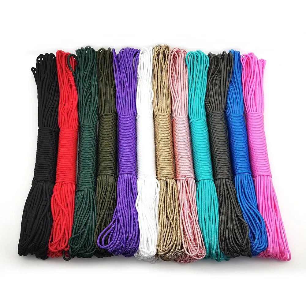 Paracord 100 mètres corde de cordon 3 mm Corde lanière parachute pour l'escalade de survie