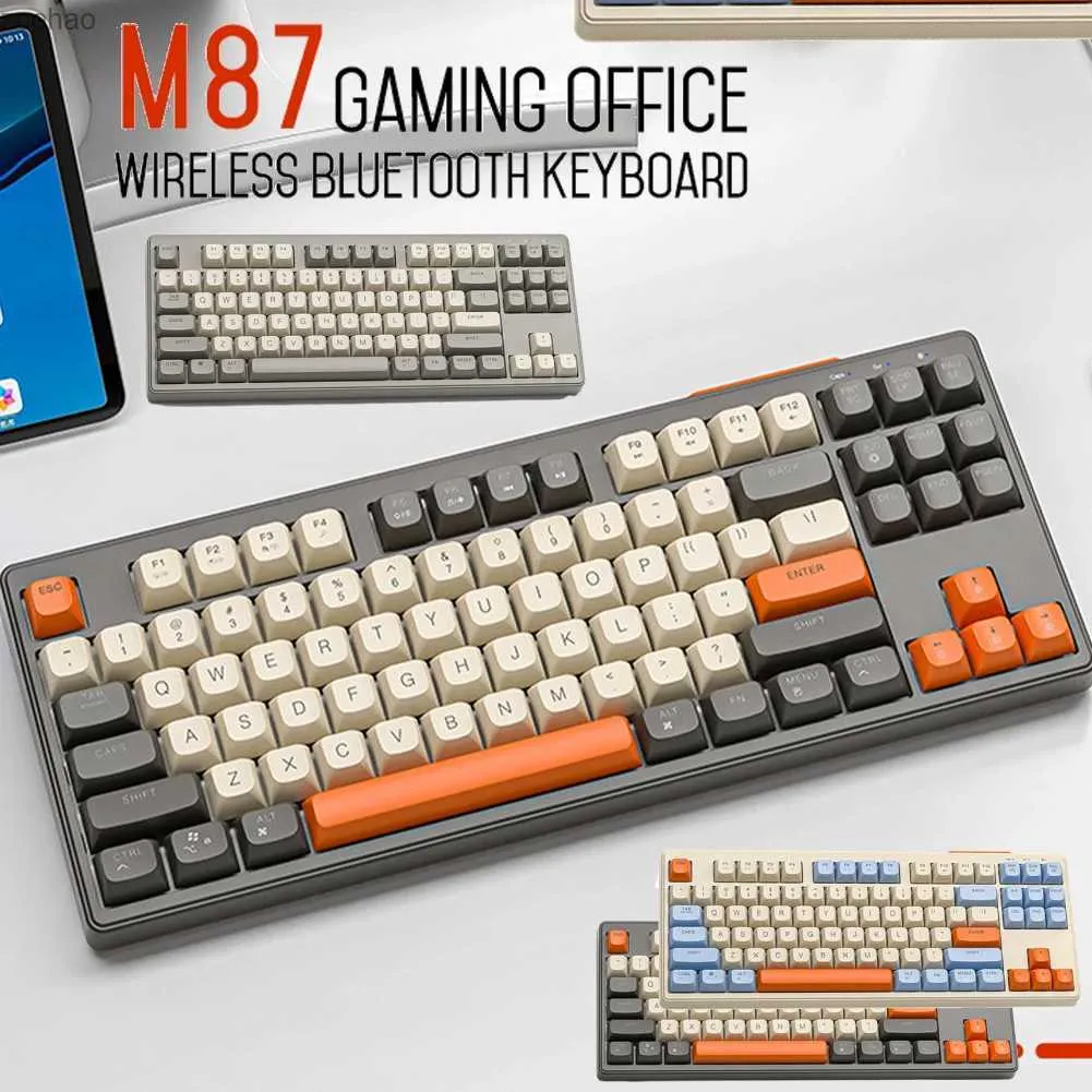 لوحات المفاتيح بلوتوث المتوافقة مع لوحة المفاتيح 87 لوحة مفاتيح مفتاح لوحة المفاتيح اللاسلكية