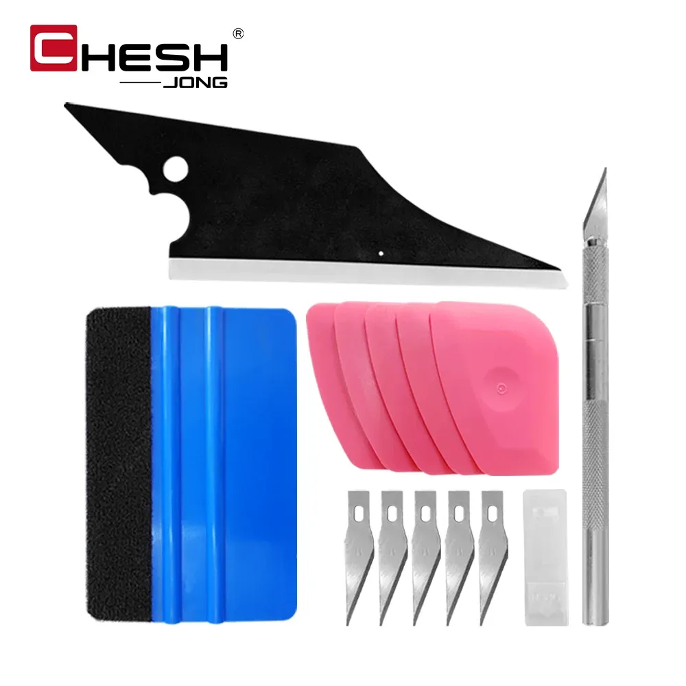 35-Piece Window Tint Tool Kit – Car Auto Film Installation Squeegee, Scraper & Application Tools