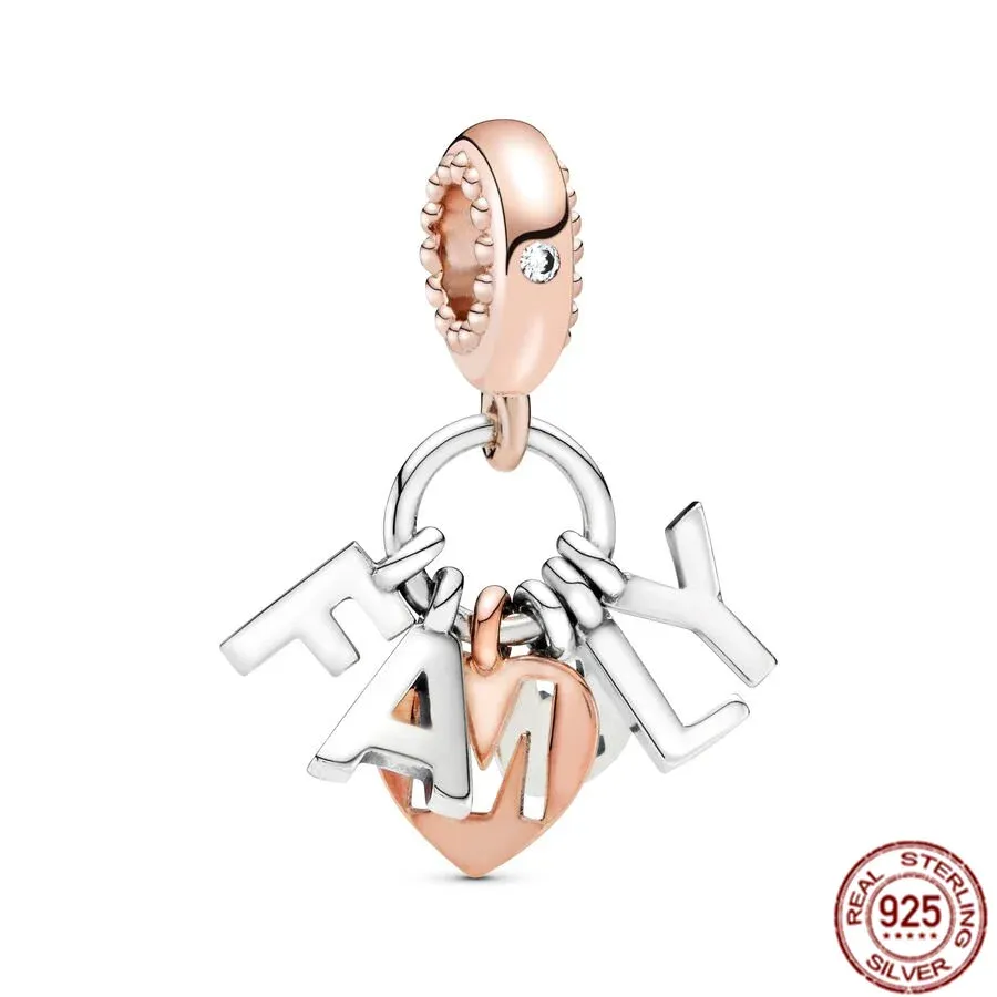 Mom Beads For Pandora Charms Heart Charm Bead For Pandora Bracelet