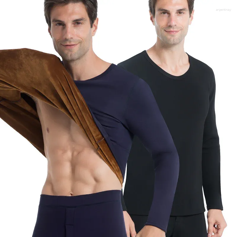 Men's Thermal Underwear Men Sets Warm Long Johns Autumn Winter Thermo Set Male Thick Clothing Suit Inner Wear