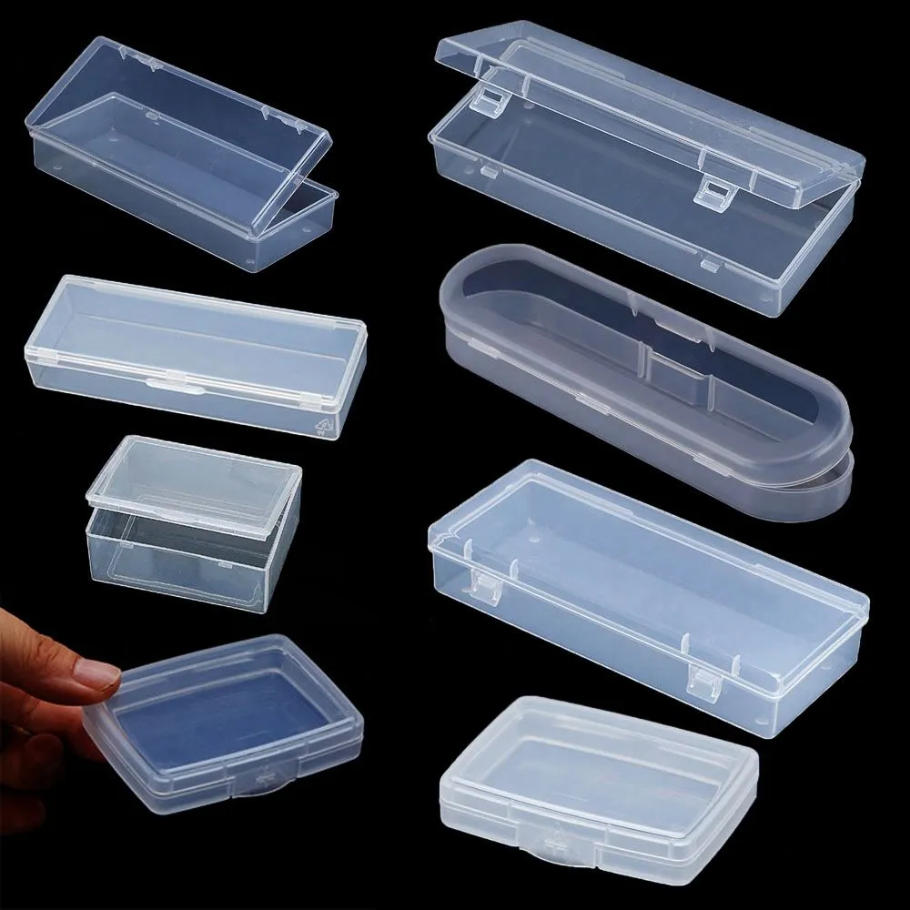 Small Rigid Plastic Boxes 8 Sizes Small Square Clear Plastic Storage Box For... From Ddmyhome ...