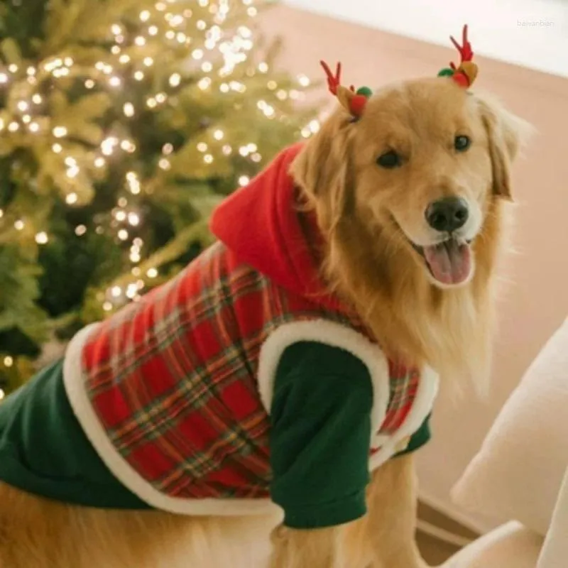 Vêtements pour chiens gros vêtements de Noël hiver huskies dorés huskies labrador moyen et grand gilet en coton