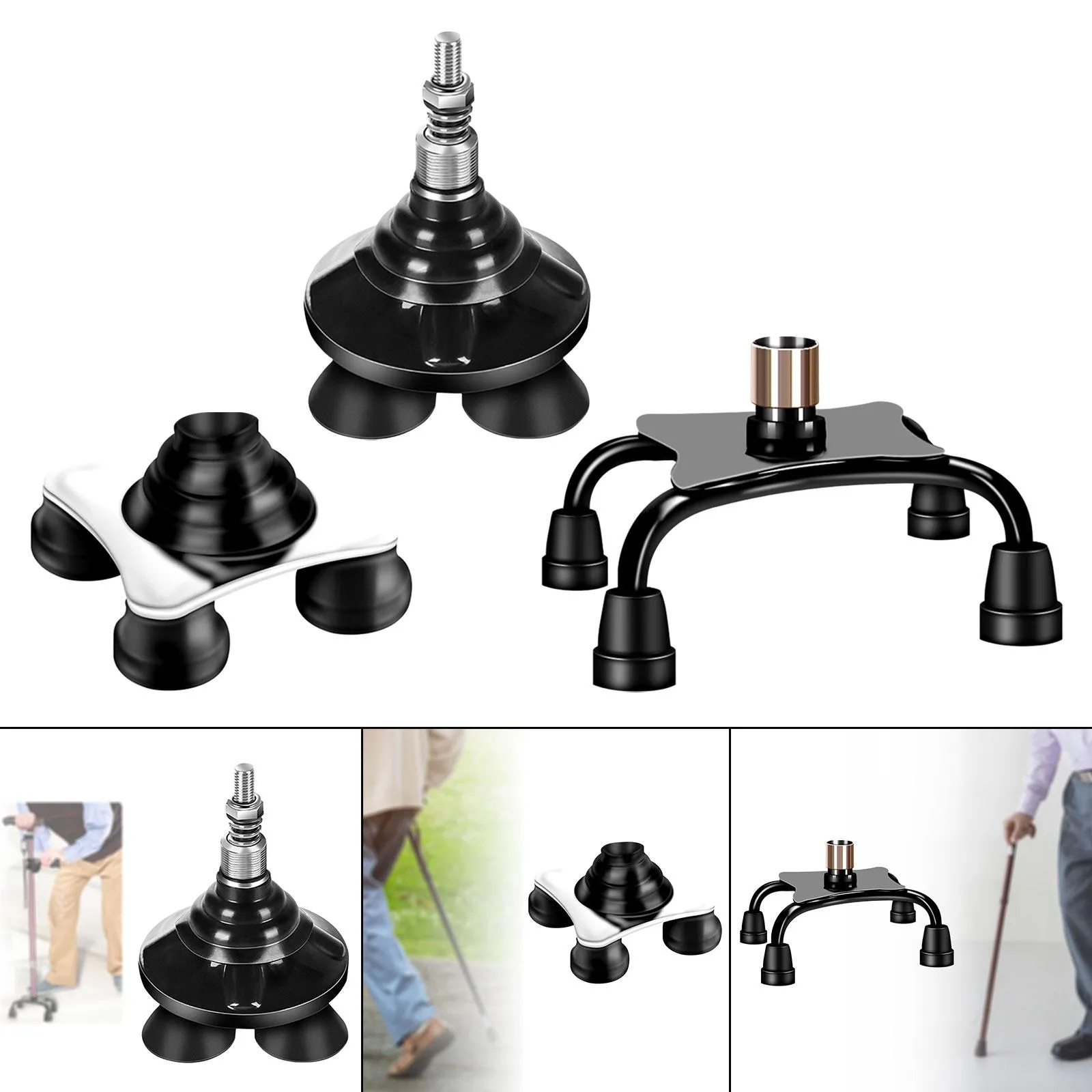 Cane Tip With 4 Rubber Support Feet Stabilizing... From Ddmymaster, $50 ...