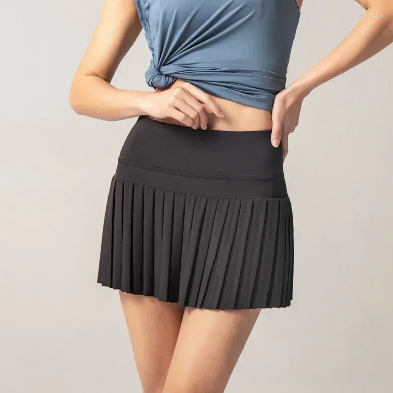 Jupes shorts de yoga à taille haute de taille féminine