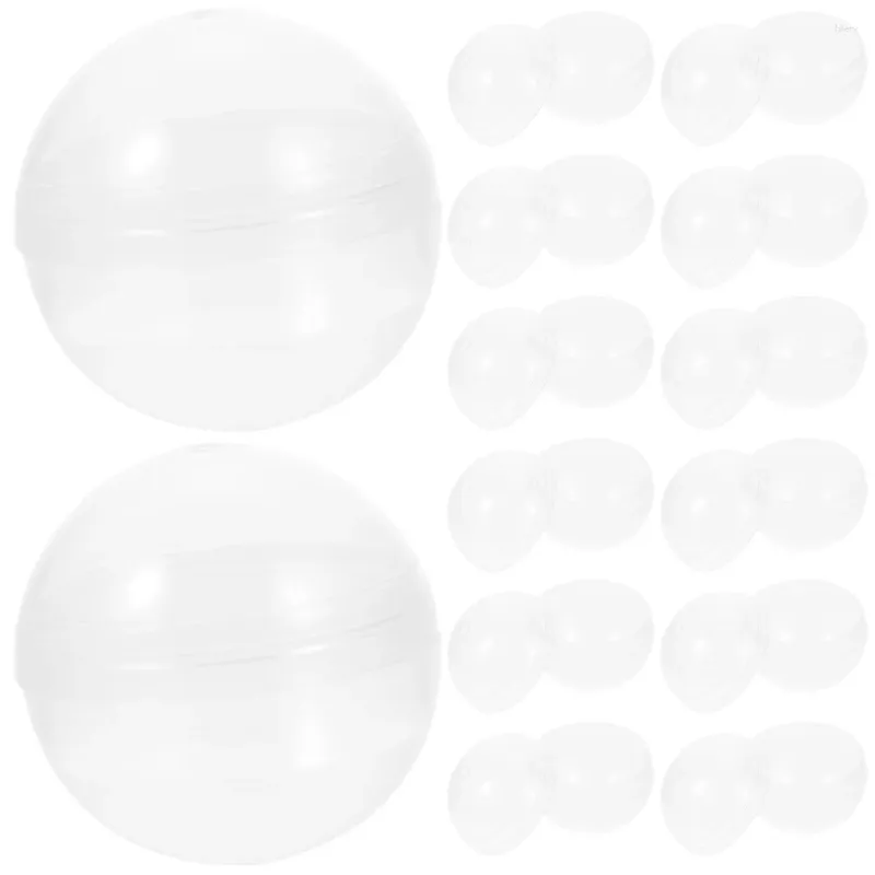 Storage Bags 20 Pcs Multi-purpose Packing Ball Toy Claw Machines Vending Balls Desktop Toys Clear Beaded Small