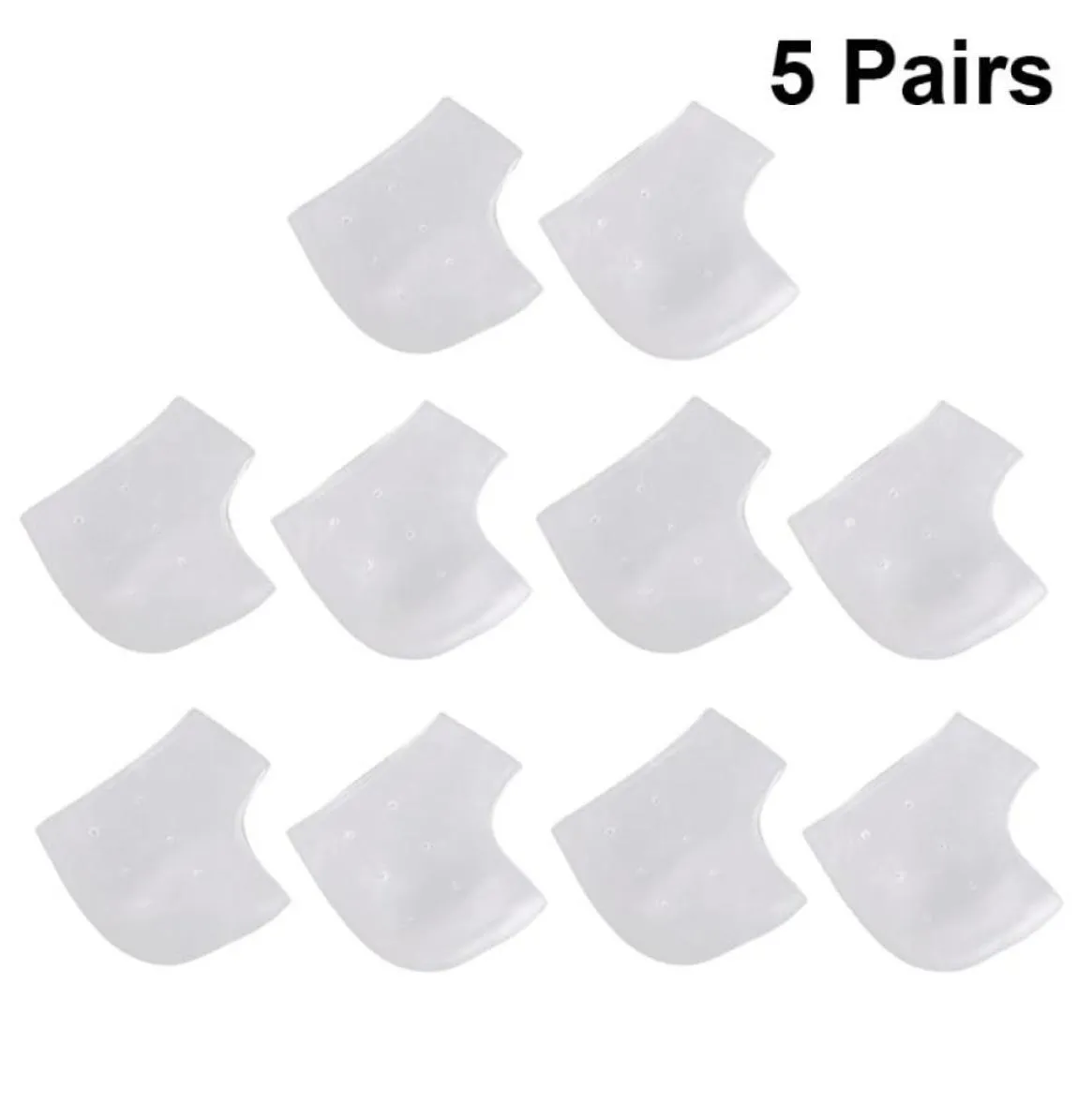 Par Gel Heel Sleeves Breattable Silicone Socks Protectors Cups For Cracked Treatment Achilles Tendonitis Ankel Support7316517