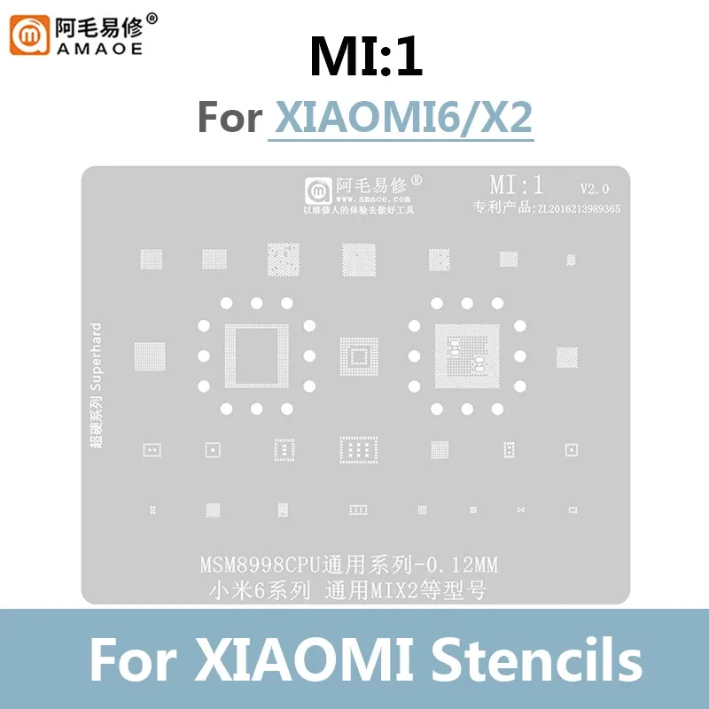BGA Reballing Stencil Template For Xiaomi Redmi 0.12mm CPU Planting Tin Steel Net For 2024 MI 1 19 From Ddmyhome, $11.06 | DHgate.Com bga-reballing-stencil-template-for-xiaomi-redmi-0-12mm-cpu-planting-tin-steel-net-for-2024-mi-1-19-from-ddmyhome-11-06-dhgate-com