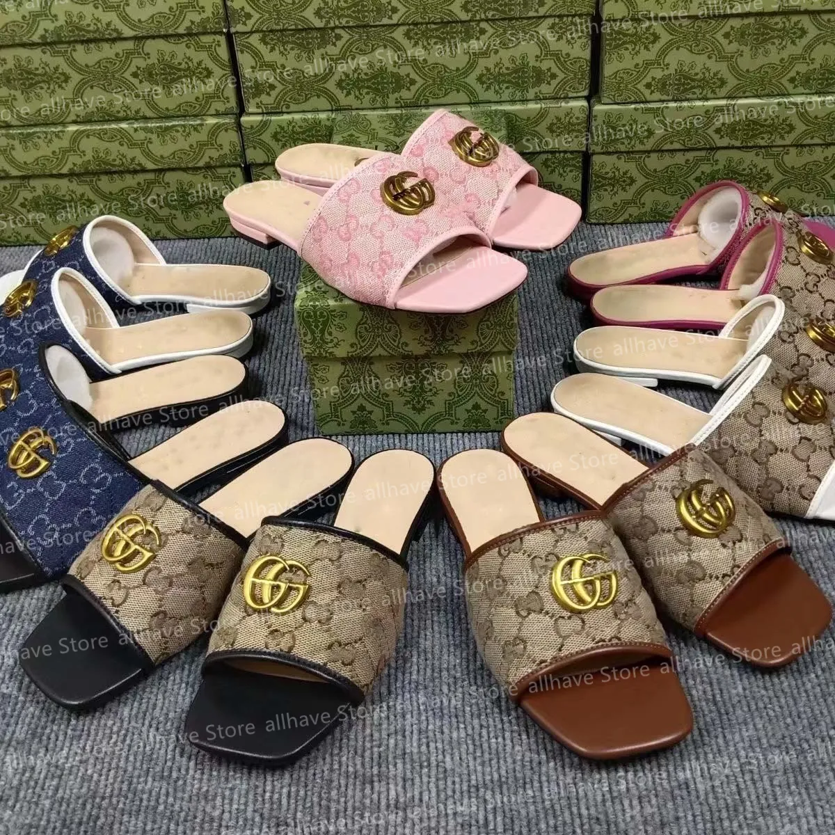 Kadın Yaz Sıkıcı Slaytlar Bayan Terlik Marka Tasarımcı Sandalet Düz Topuk Moda Çok yönlü Deri Sıradan Konfor Flip Flop