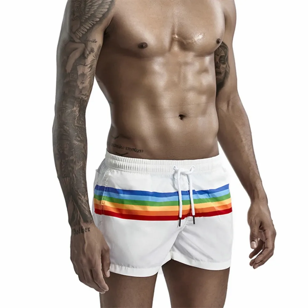 Roupas de banho novos shorts de praia shorts masculinos boxer calças de natação de primavera de merda de moda combinando calças de praia de natação de maiôs de banho