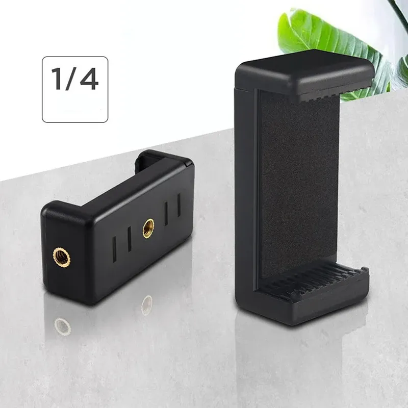 FANAUE Magnetic Phone Tripod Mount - Aluminum Smartphone Holder With 3 Cold Shoe Mounts