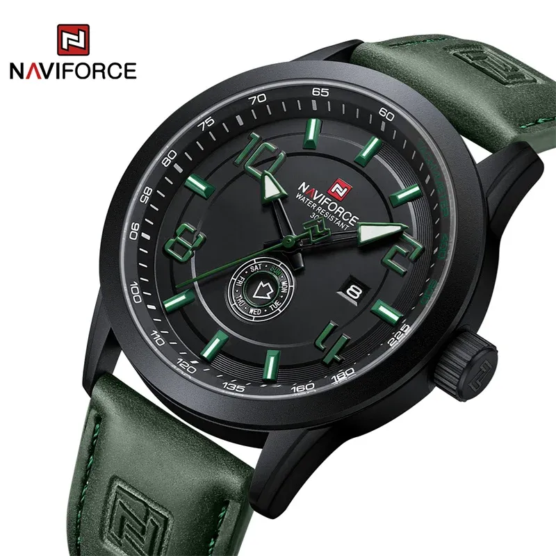 NAVIFORCE Mens Classic Luxury Watch 6 With Date PU Strap Quartz Movement High Quality Luminous Hands And 2024 Design From Ddmymaster 33.39 DHgate.Com