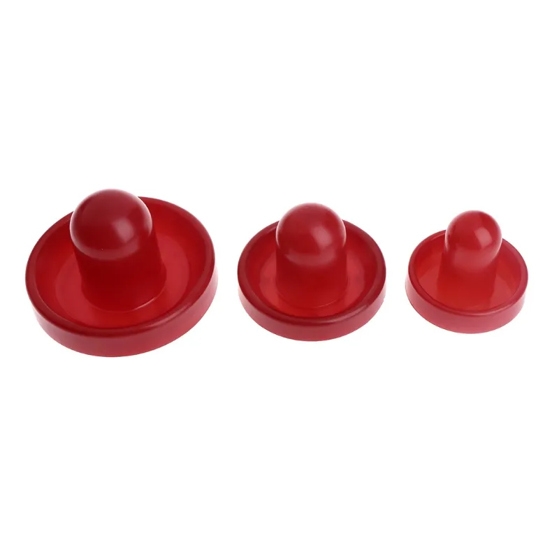 Yeelan – Set Air Hockey – 2 Poussoirs 96 Mm + 2 Lints + 4 Palets 64 Mm – Rouge Et Marine – ABS