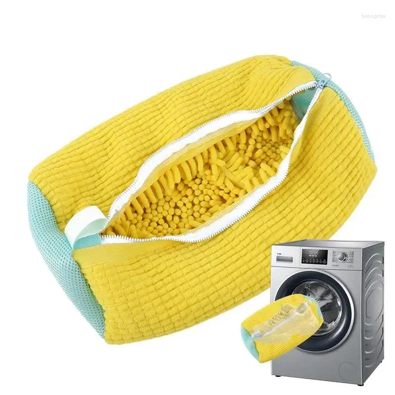 Sacs à linge Sneaker Mesh Washing Sac délicats pour la ganthoux machine Protégez vos chaussures Hands Free Store Dry